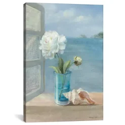 Hot Kirklands Home Coastal Floral Canvas Art Print Multi