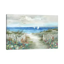Kirklands Home Coastal Garden Canvas Art Print