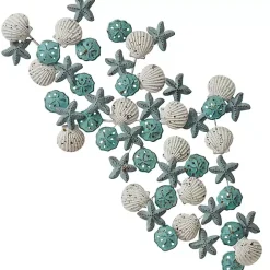 New Kirklands Home Coastal Metal Wall Sculpture Blue