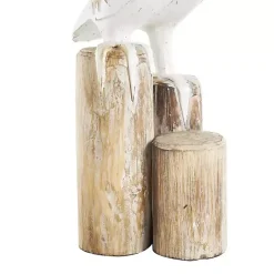 Online Kirklands Home Coastal Pelican Wood Statue White