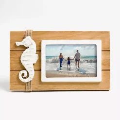 Online Kirklands Home Coastal Seahorse Wooden Picture Frame, 4x6