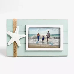 New Kirklands Home Coastal Starfish Wooden Picture Frame, 4x6