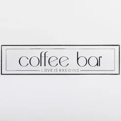 Best Kirklands Home Coffee Bar Love is Brewing Wall Plaque