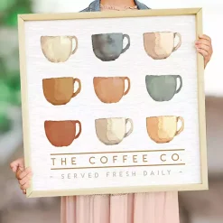 Online Kirklands Home Coffee Co Mugs Wall Plaque