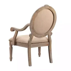 Best Kirklands Home Coley Beige Linen Armchair Tan