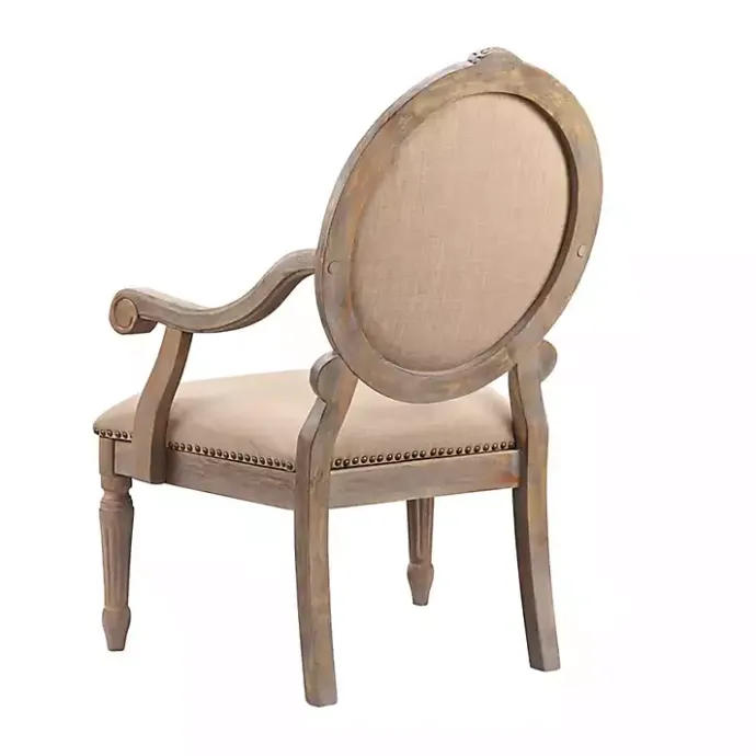 Best Kirklands Home Coley Beige Linen Armchair Tan