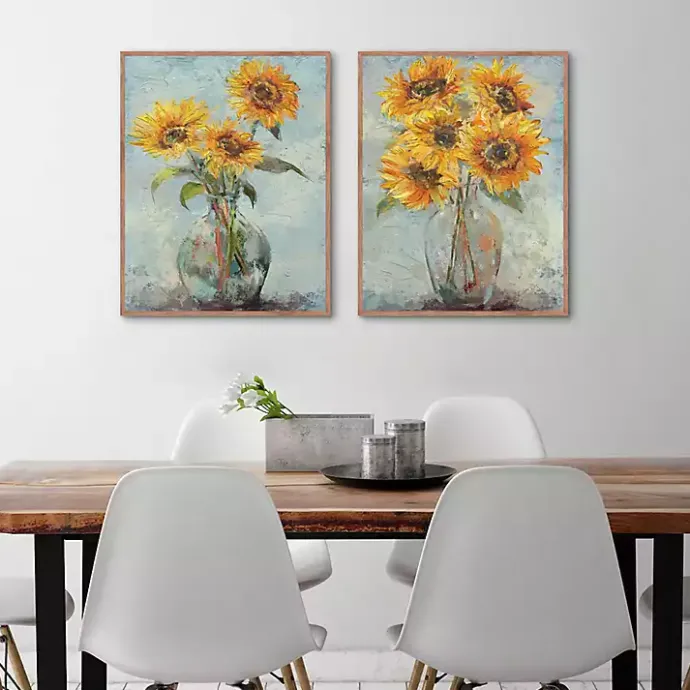 Outlet Kirklands Home Collected Sunnies Framed Canvas Prints, Set of 2