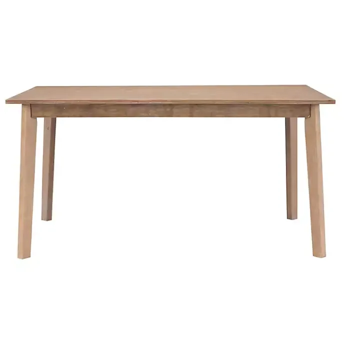 Hot Kirklands Home Colleen Natural Midcentury Dining Table Brown