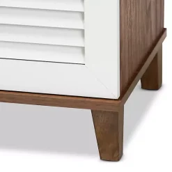 Clearance Kirklands Home Collier Two-Tone 3-Door Shoe Storage Cabinet