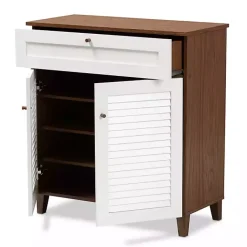 Online Kirklands Home Collier Two-Tone Drawer Shoe Storage Cabinet