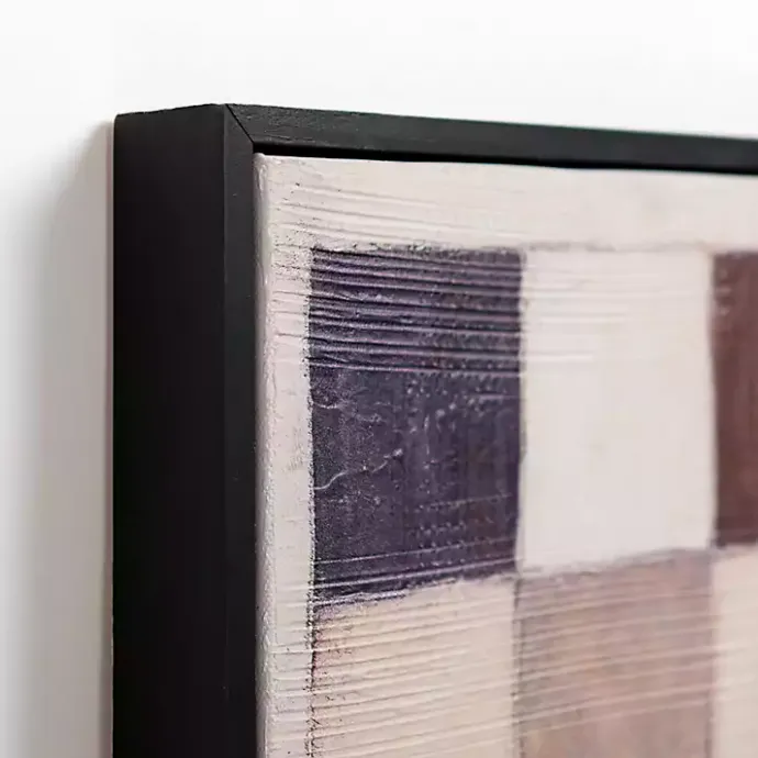 Online Kirklands Home Color Block Squares Framed Canvas Art Print Multi