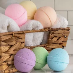New Kirklands Home Colorful Assorted Bath Bombs, Set of 6 Multi
