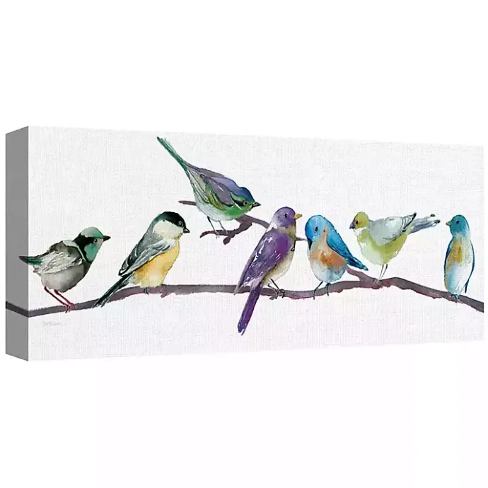 Sale Kirklands Home Colorful Bird Spot Canvas Art Print Multi