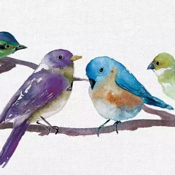 Sale Kirklands Home Colorful Bird Spot Canvas Art Print Multi