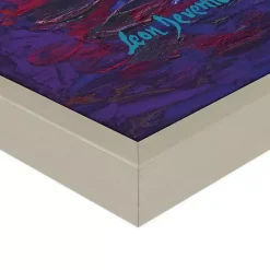 Sale Kirklands Home Colorful Dance of Leaves Framed Canvas Art Print