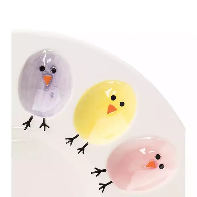 Discount Kirklands Home Colorful Easter Chicks Deviled Egg Plate