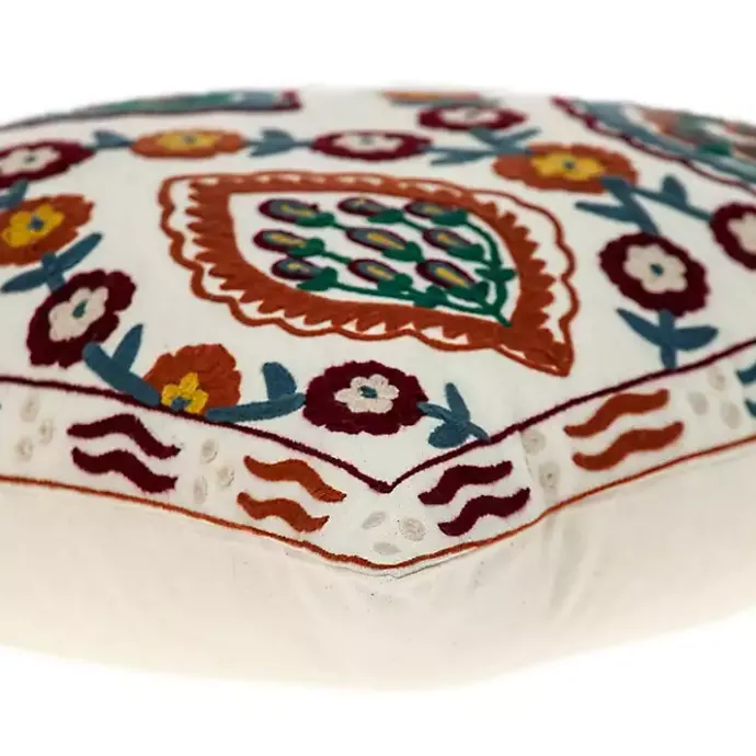 Best Kirklands Home Colorful Embroidered Florina Pillow Multi