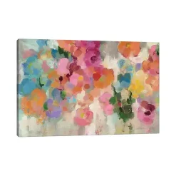 Discount Kirklands Home Colorful Garden I Giclee Canvas Art Print, 48x32 Multi