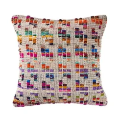 Outlet Kirklands Home Colorful Geometric Handwoven Throw Pillow Multi
