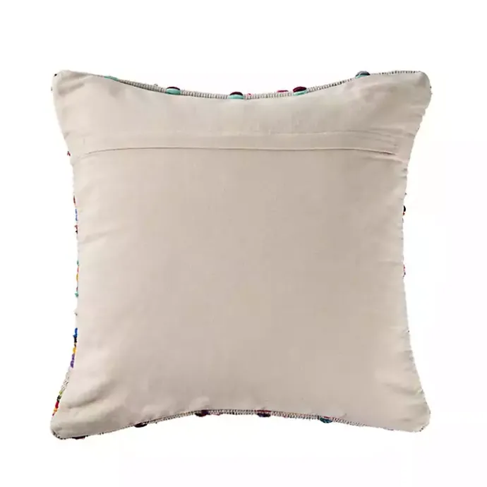Outlet Kirklands Home Colorful Geometric Handwoven Throw Pillow Multi