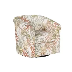 Best Kirklands Home Colorful Ocean Bonnie Swivel Accent Chair Green