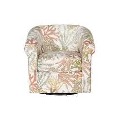 Best Kirklands Home Colorful Ocean Bonnie Swivel Accent Chair Green