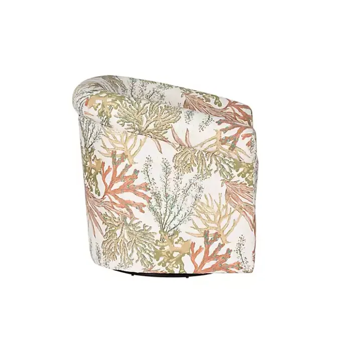 Best Kirklands Home Colorful Ocean Bonnie Swivel Accent Chair Green