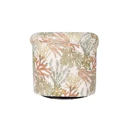 Best Kirklands Home Colorful Ocean Bonnie Swivel Accent Chair Green