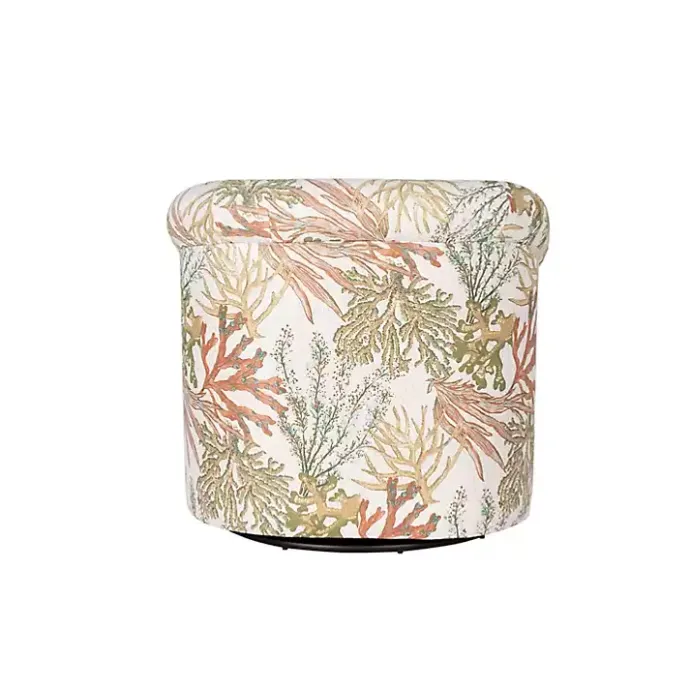 Best Kirklands Home Colorful Ocean Bonnie Swivel Accent Chair Green