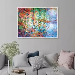 Kirklands Home Colorful Reflections I Framed Canvas Art Print