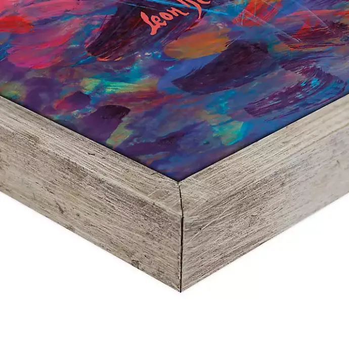 Kirklands Home Colorful Reflections I Framed Canvas Art Print