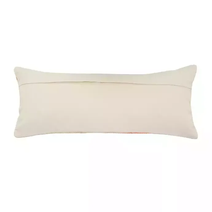 Clearance Kirklands Home Colorful Stripes Textured Handwoven Lumbar Pillow Multi