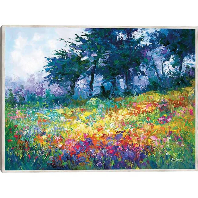 Outlet Kirklands Home Colorful Wildflowers in Bloom Canvas Art Print