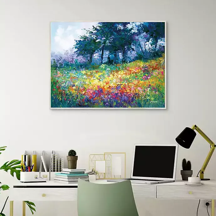Outlet Kirklands Home Colorful Wildflowers in Bloom Canvas Art Print