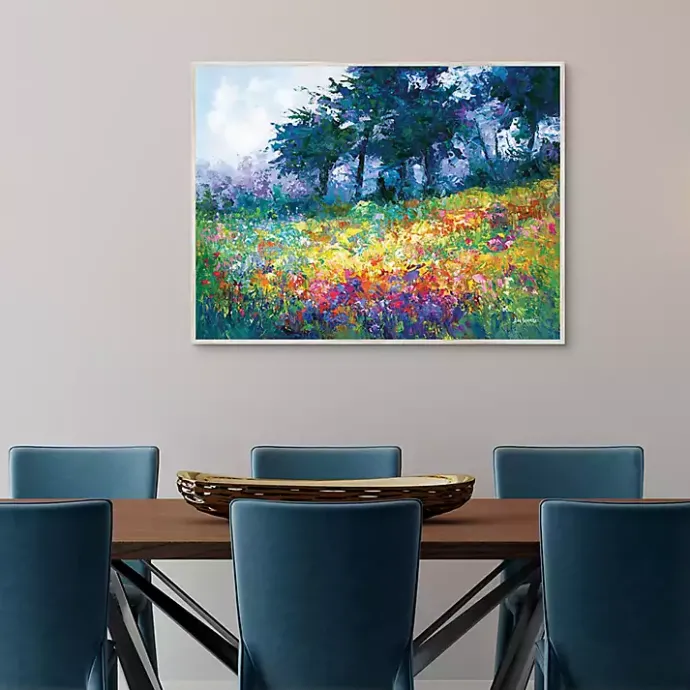 Outlet Kirklands Home Colorful Wildflowers in Bloom Canvas Art Print
