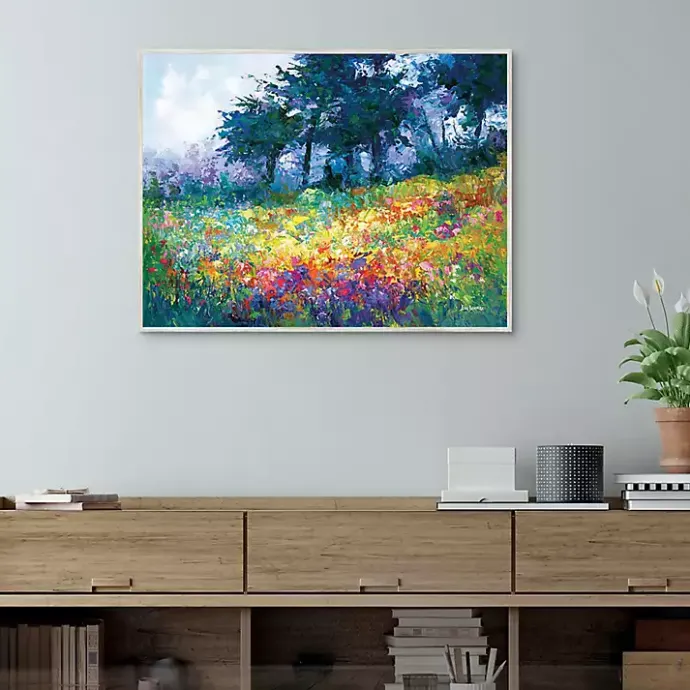 Outlet Kirklands Home Colorful Wildflowers in Bloom Canvas Art Print