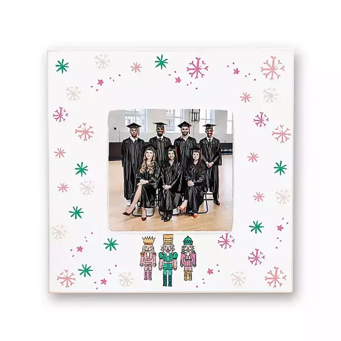 Kirklands Home Confetti Nutcracker Trio Picture Frame, 4x4