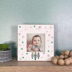 Kirklands Home Confetti Nutcracker Trio Picture Frame, 4x4
