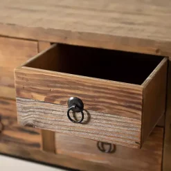 Best Kirklands Home Console Table with Keeping Drawers Brown