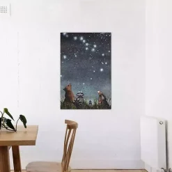 Sale Kirklands Home Constellations Giclee Canvas Art Print Blue