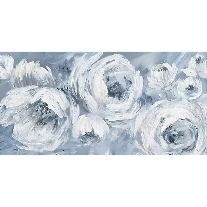 New Kirklands Home Contemporary Blues Canvas Art Print