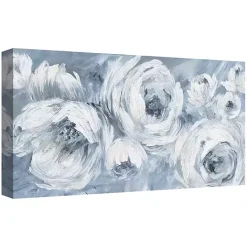 New Kirklands Home Contemporary Blues Canvas Art Print