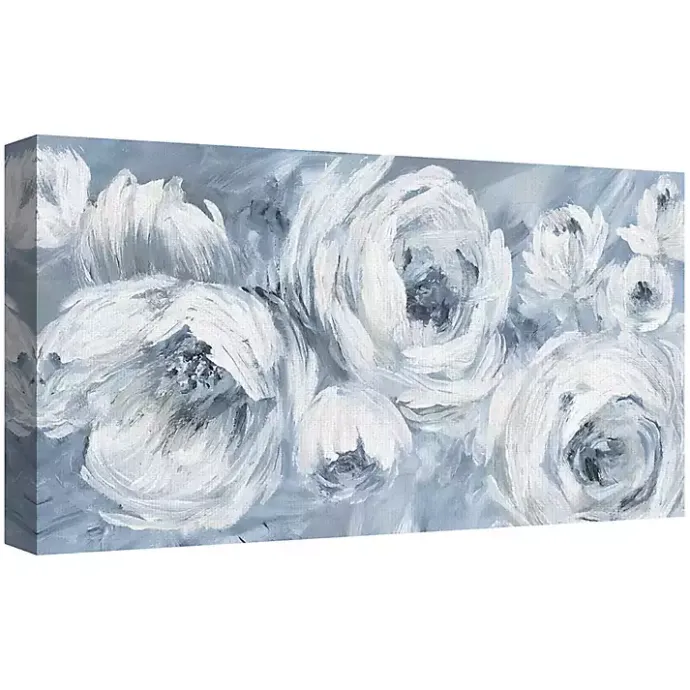 New Kirklands Home Contemporary Blues Canvas Art Print