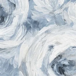 New Kirklands Home Contemporary Blues Canvas Art Print