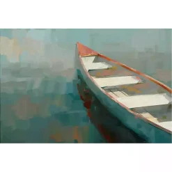 Online Kirklands Home Coral Canoe I Canvas Art Print