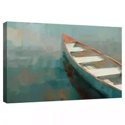 Online Kirklands Home Coral Canoe I Canvas Art Print
