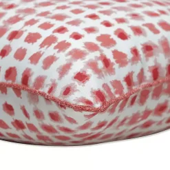 Best Kirklands Home Coral Dotted Outdoor Lumbar Pillows, Set of 2