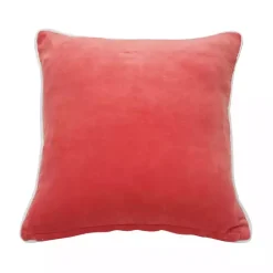 Clearance Kirklands Home Coral Velvet Flamingo Pillow Pink