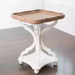 Hot Kirklands Home Corina Scalloped Accent Table