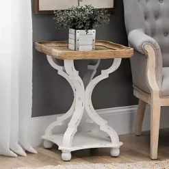 Hot Kirklands Home Corina Scalloped Accent Table